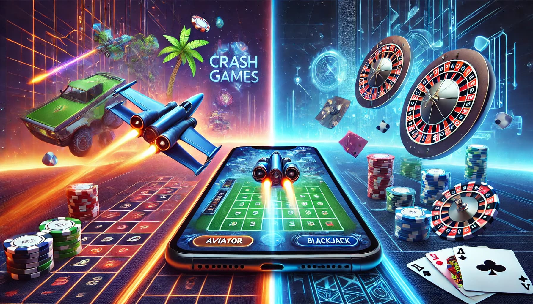 Crash-Spiele vs. Tischspiele image