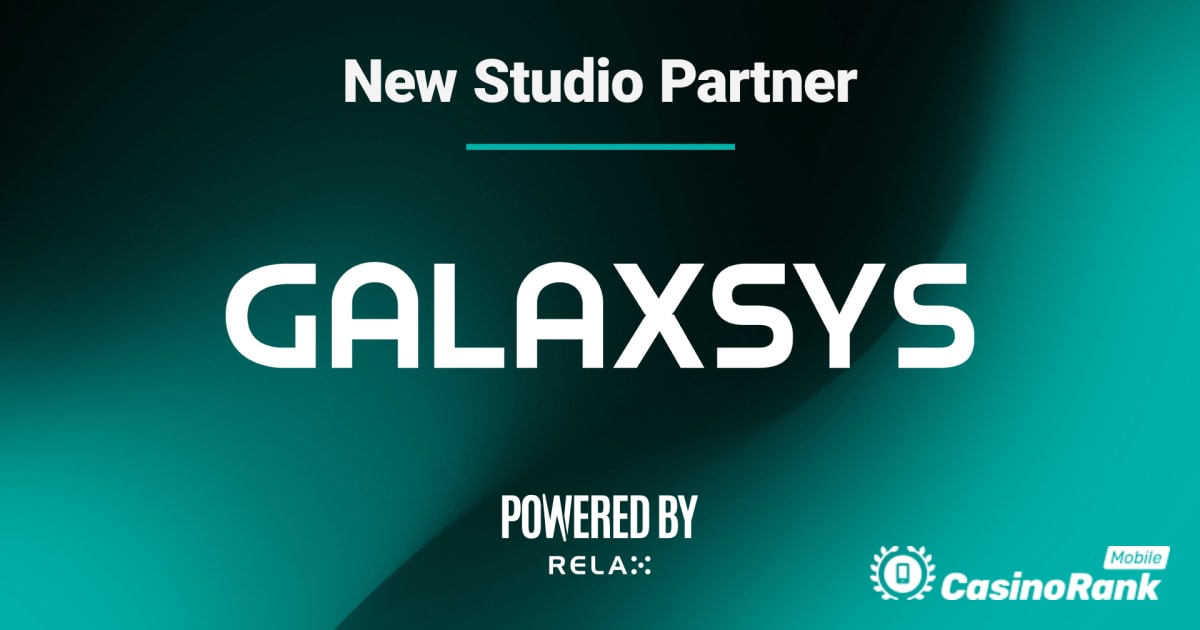 Relax Gaming stellt Galaxsys als seinen "Powered-By"-Partner vor