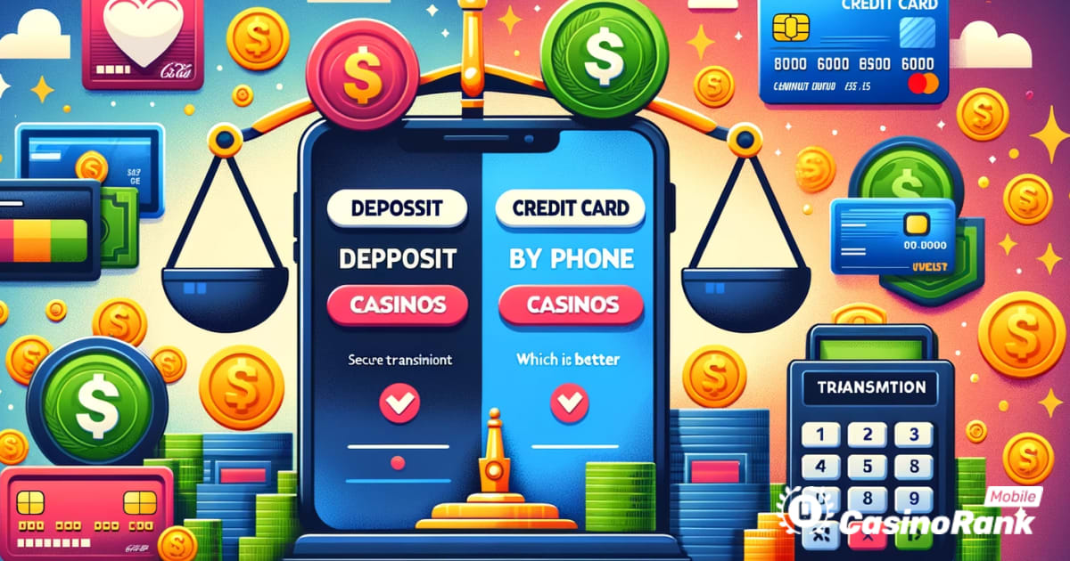 Einzahlung per Telefon im Vergleich zu Kreditkarten-Casinos